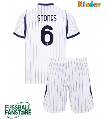 Inter Milan John Stones #6 Replik Auswärtstrikot Kinder 2026-27 Kurzarm (+ Kurze Hosen)